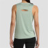 Camiseta a partir de Montanha +8000 Almen Verde Bicolor Mulher