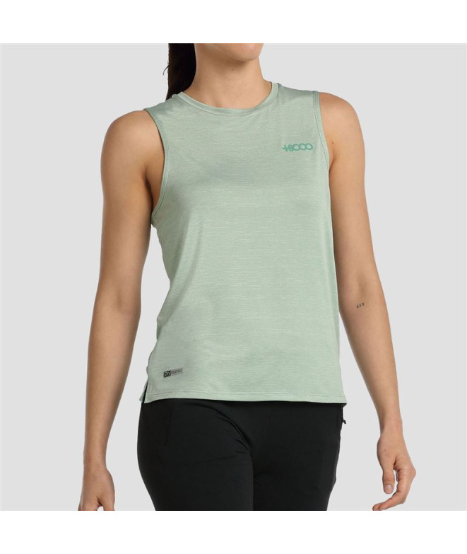 Camiseta de Montaña +8000 Almen Verde Bicolor...