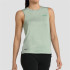 Camiseta a partir de Montanha +8000 Almen Verde Bicolor Mulher