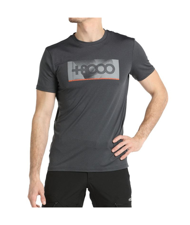 T-shirt à partir de Montagne +8000 Lasten Anthracite Vigore Homme