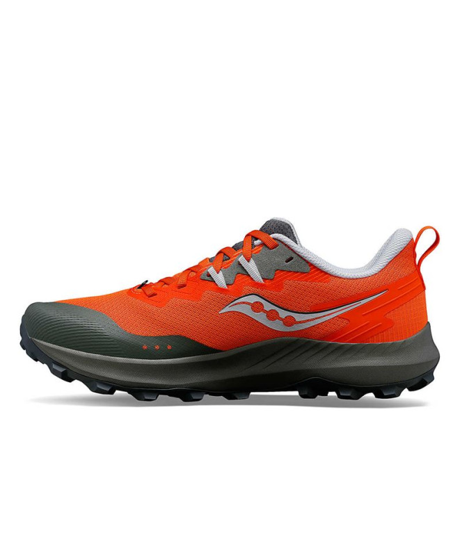 Saucony peregrine on sale hombre naranja