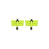 Atacadores Sapatilhas Triathlon Orca Speed Laces Amarelo néon