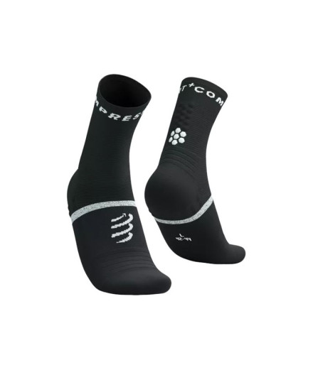 Meias de Running Compressport Pro Marathon V2.0 Preto/Branco Meias de Running Compressport Pro Marathon V2.0 Preto/Branco