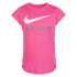 Camiseta Nike Menina Swoosh Just Do It Rosa