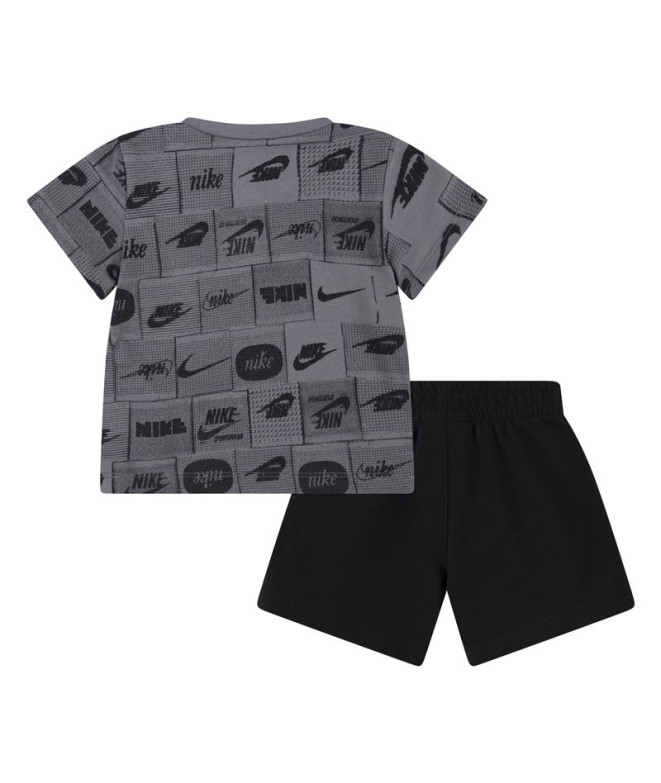 Conjunto Nike Sportswear Club Aop Short Set...