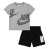Conjunto Nike Sportswear Club Specialty Frech terry Niño Negro