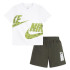 Conjunto Nike Sportswear Club Specialty French Terry Short Set Menino Khaki