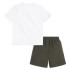 Conjunto Nike Sportswear Club Specialty French Terry Short Set Menino Khaki