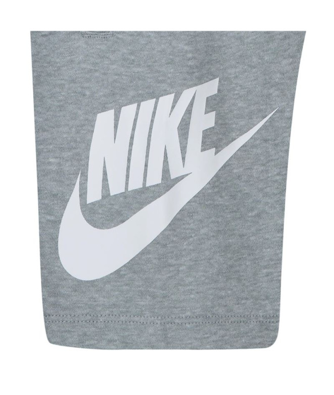 Conjunto Nike Club & Short Set Infantil Gris