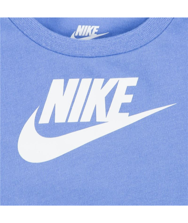 Ensemble Nike Club & Short Set Enfant Lilas