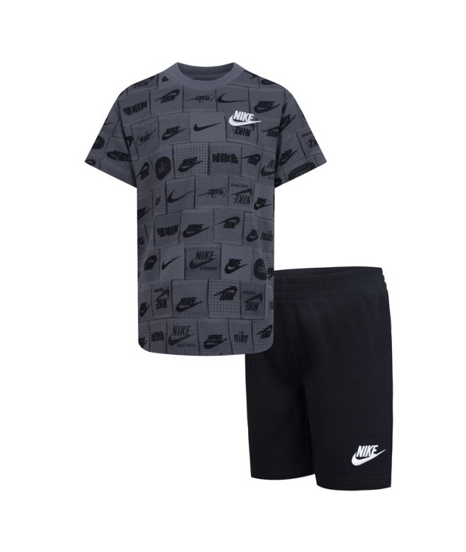 Conjunto Nike Clube Menino Preto