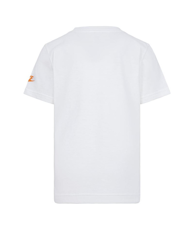 T-shirt Nike Just do it Waves Enfant White