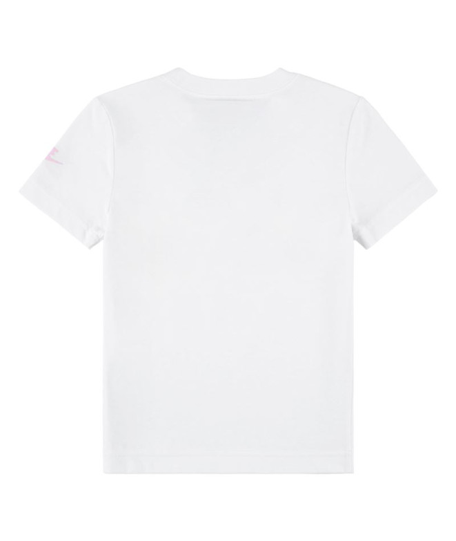 Camiseta Nike Futura Micro Text Menino Branco