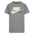 Camiseta Nike Futura Micro Text Menino Cinzento