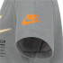 Camiseta Nike Futura Micro Text Menino Cinzento