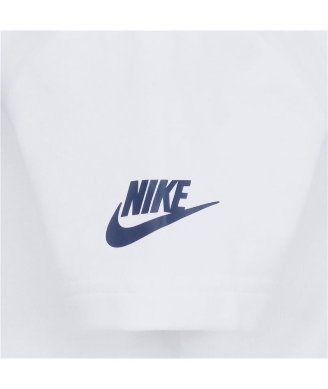 Camiseta Nike Smiley Just do it Ss Niño Blanco
