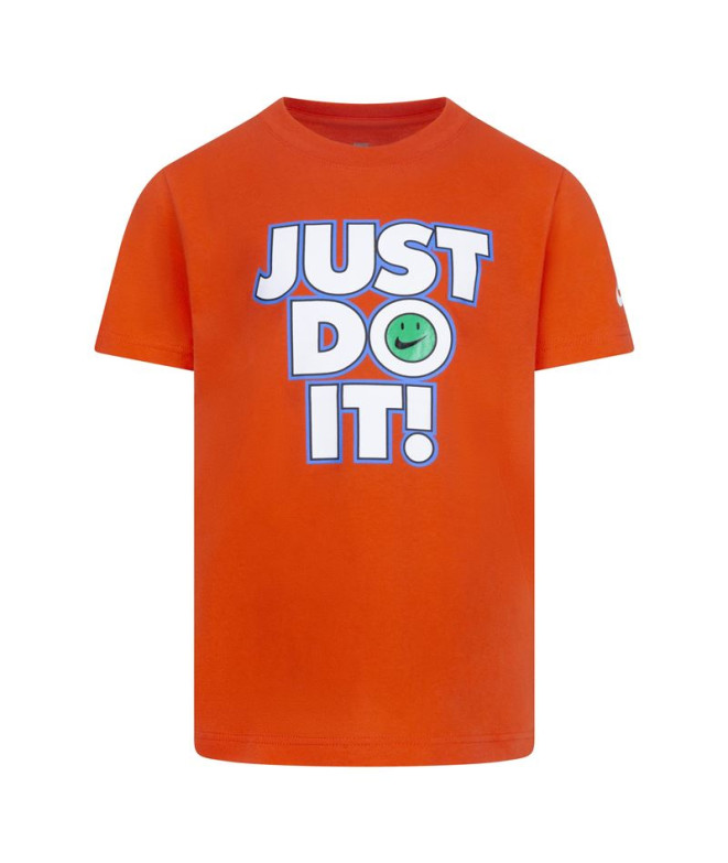T-shirt Nike Smiley Just do it Ss Enfant Rouge