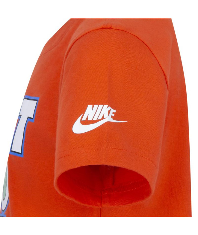 Camiseta Nike Smiley Just do it Ss Niño Rojo