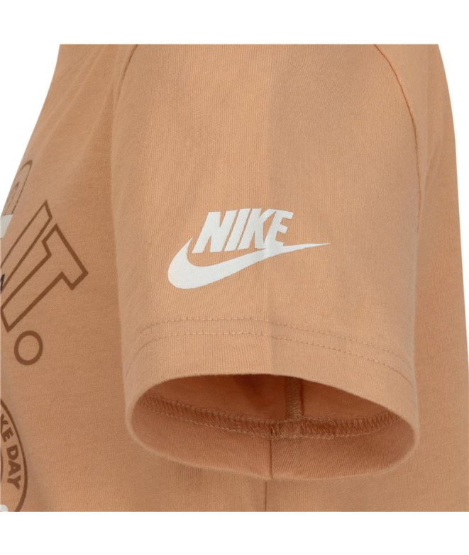 Camiseta Nike Retro Ss Menino Marrom