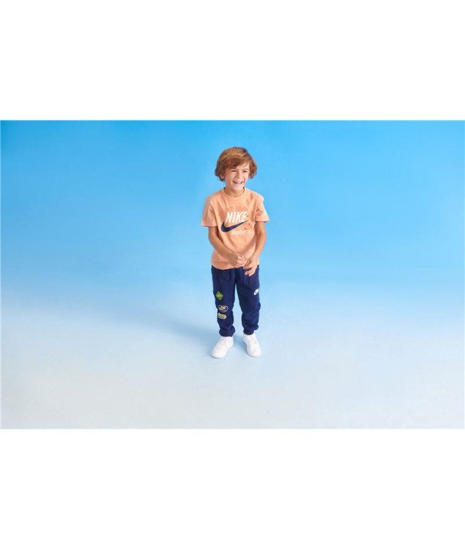 Camiseta Nike Retro Ss Menino Marrom