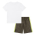 Conjunto Nike Nsw Club Woven Short Set Menino Khaki