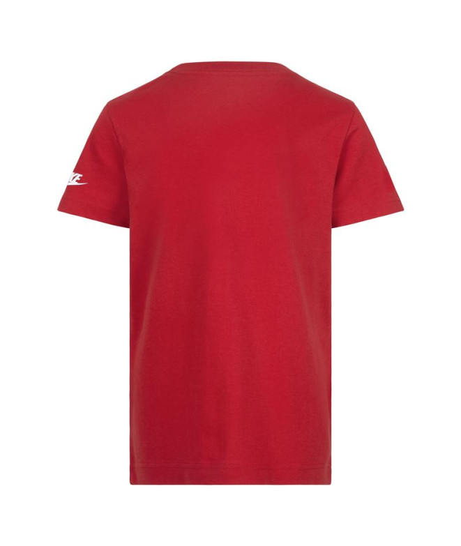 Camiseta Nike Gradiente Futura Ss Menino Vermelho