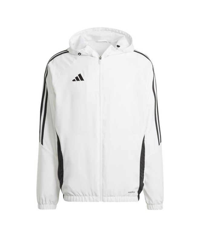 Corta-vento de Futebol adidas Tiro24 Homem Branco