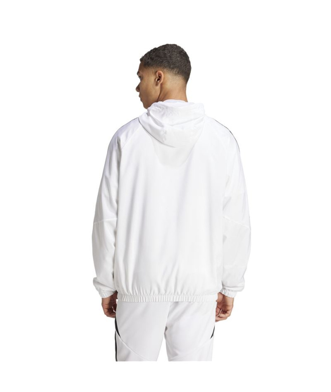 Corta-vento de Futebol adidas Tiro24 Homem Branco