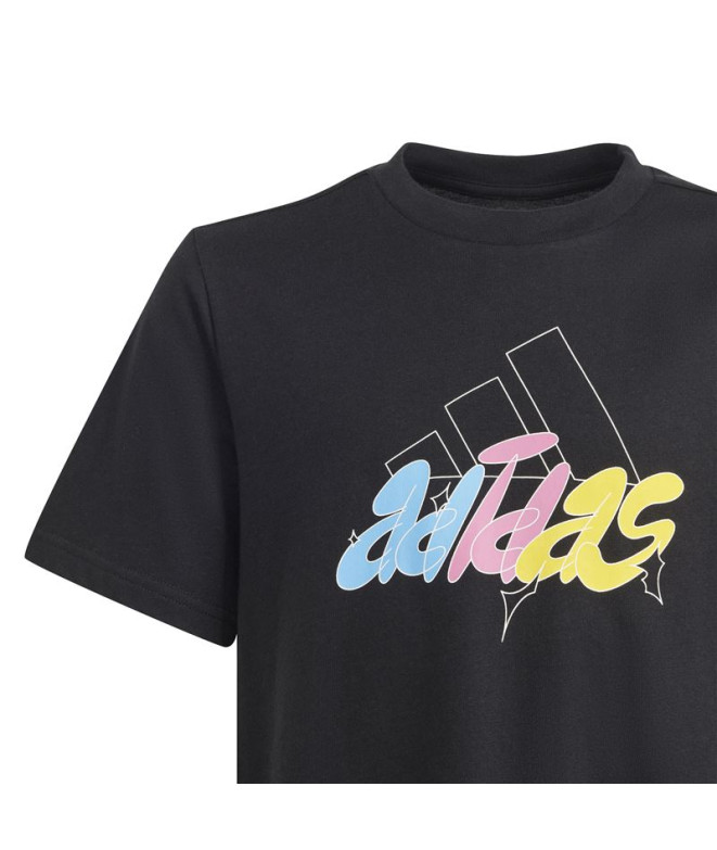 T-shirt adidas Gfx Illustré Enfant Noir