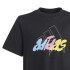 Camiseta adidas Gfx Illustrated Infantil Preto