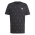 T-shirt adidas Essentials Monogram Homme Noir