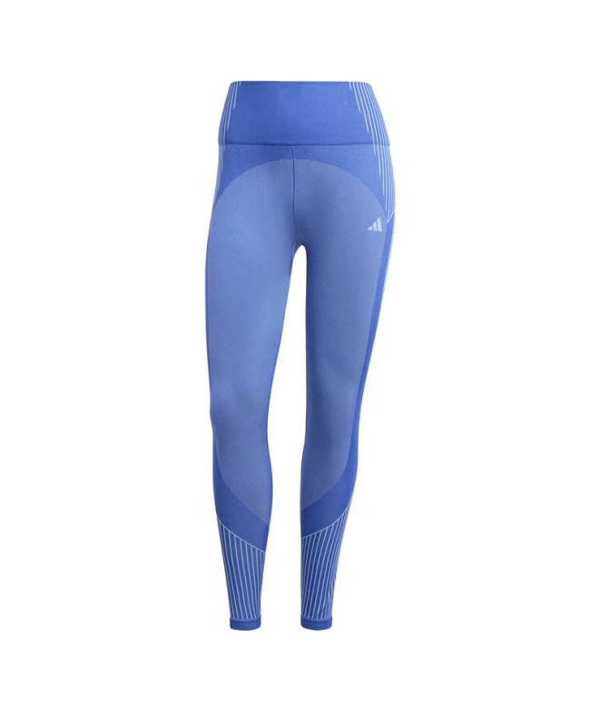 Mallas de Fitness adidas Essentials Seamlessentials 7/8 L Mujer Azul