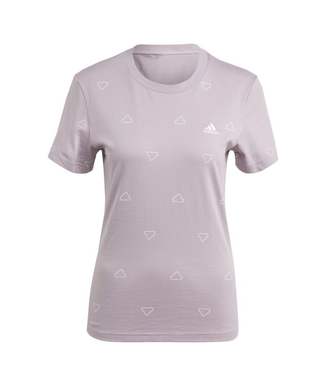 T-shirt adidas Monogramme Femme Lilas