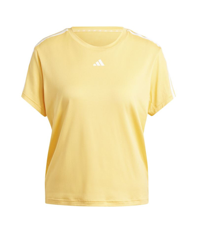 Camiseta de Fitness adidas Essentials Tr-Es 3S Mujer Amarillo