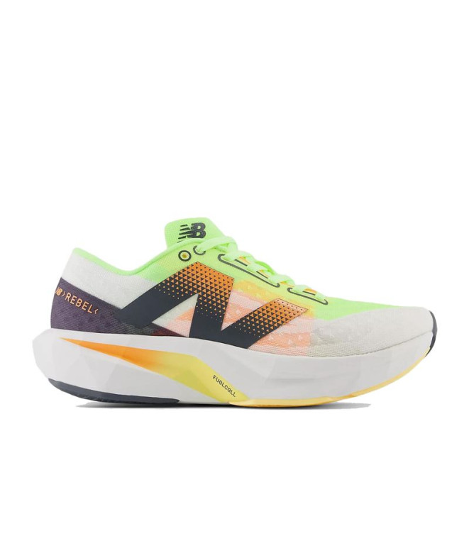 Sapatilhas de running New Balance Fuelcell Rebel V4 Mulher Branco