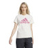 T-shirt adidas Animal Gt Femme Blanc