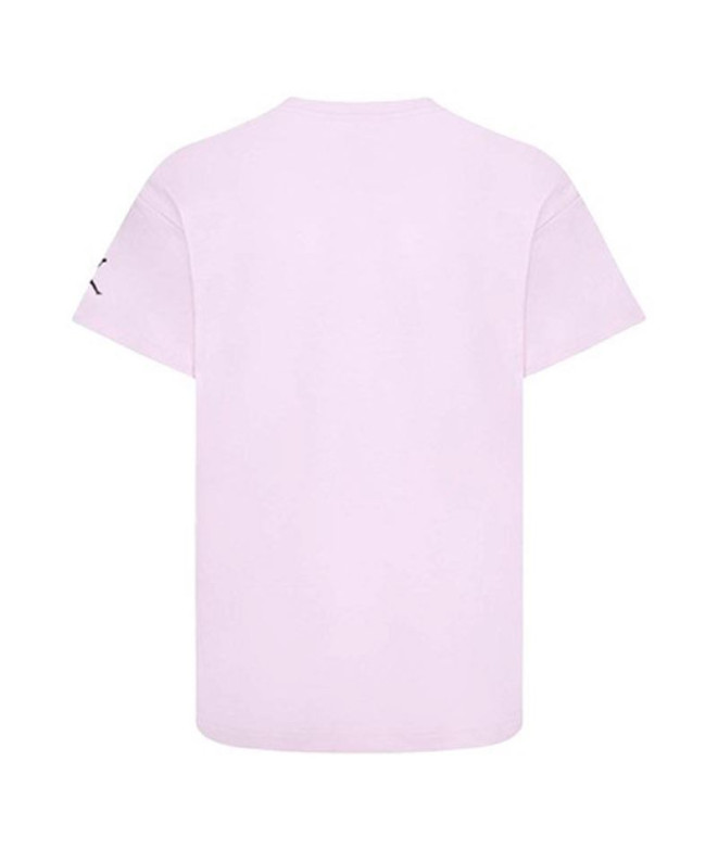 Camiseta Nike Jordan Soft Touch Ss Menina Rosa