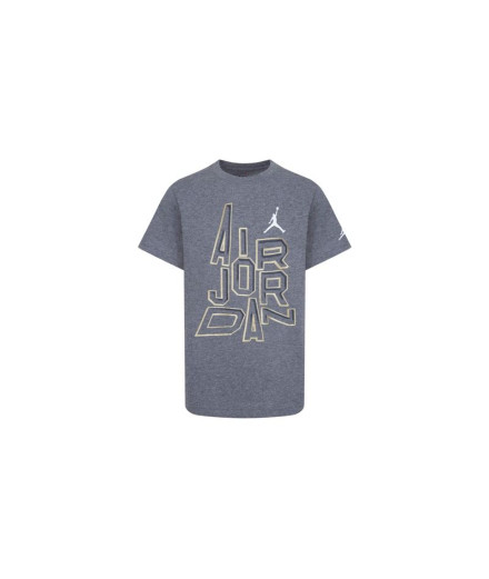 T-shirt Nike Jordan 23 Gold Line S/S Enfant Grey