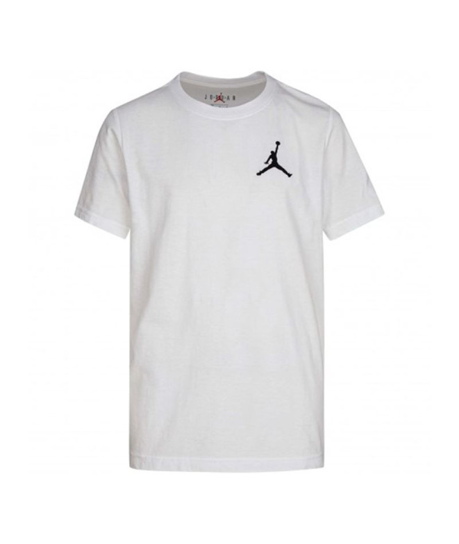 Camiseta Nike Jumpman Air Emb Niño Blanco