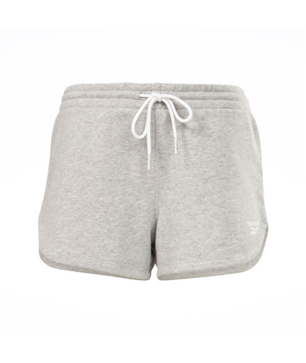 CalçaReebok Identity French Terry Curto Mulher Cinzento CalçaReebok Identity French Terry Curto Mulher Cinzento