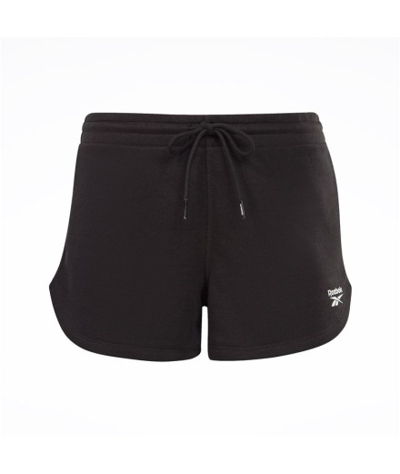 Pantalón Reebok Identity French Terry Short Mujer Negro