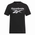 CamisetaReebok IdentityMulher Grande logótipo preto