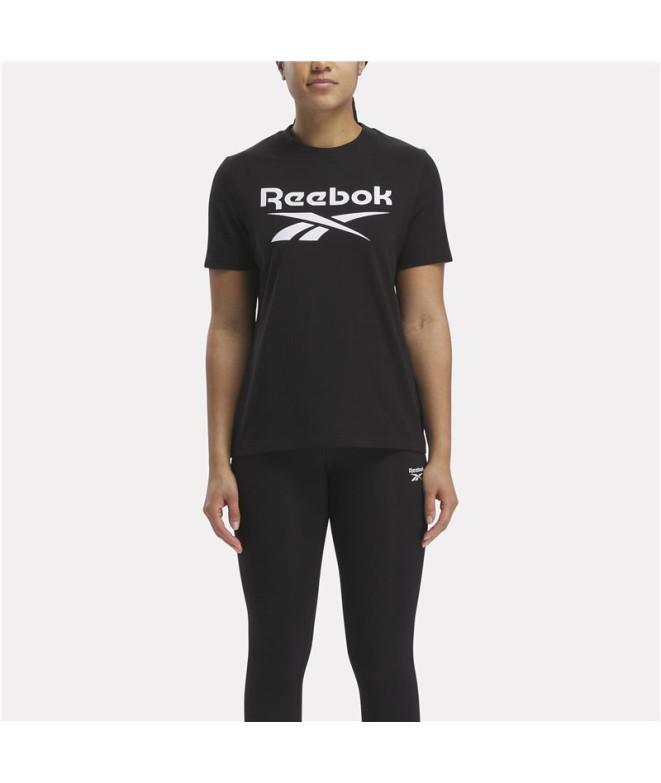 Camiseta Reebok Identity Big Logo Mujer Negro