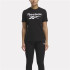 CamisetaReebok IdentityMulher Grande logótipo preto