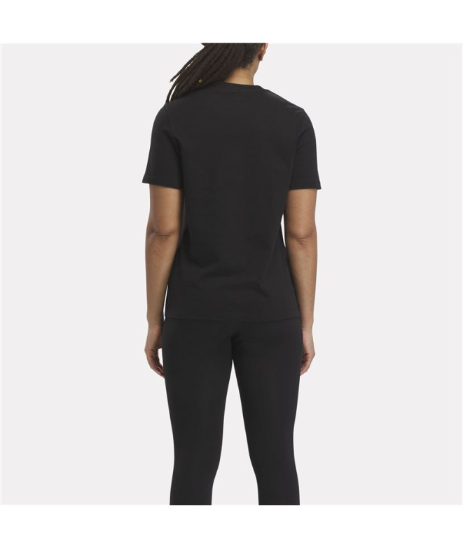 Camiseta Reebok Identity Big Logo Mujer Negro