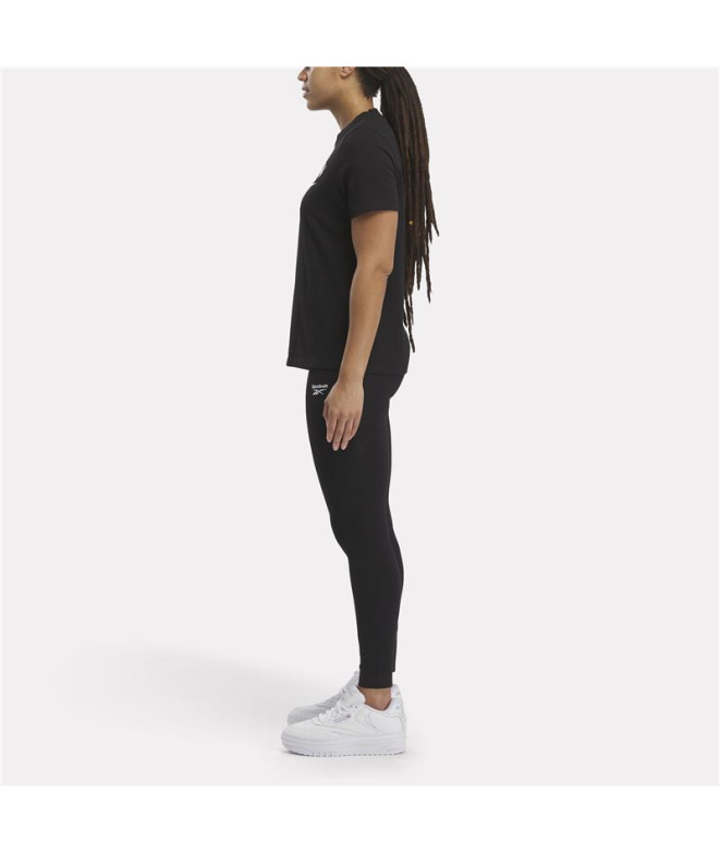 Camiseta Reebok Identity Big Logo Mujer Negro