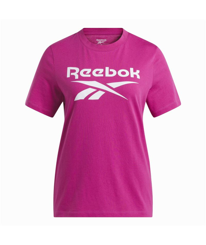 T-shirtReebok Identity Grand logo Femme Rose