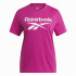 CamisetaReebok Identity Logótipo grande Mulher Rosa