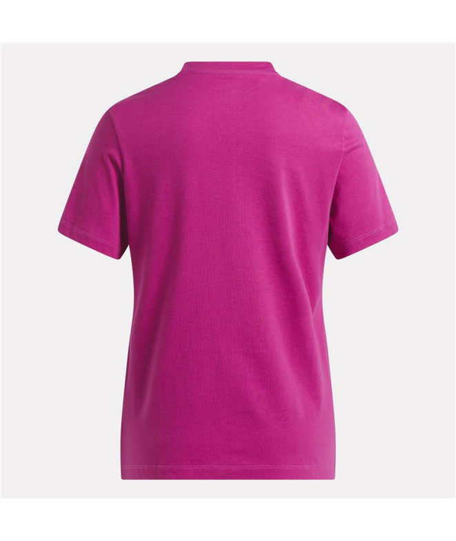 Camiseta Reebok Identity Big Logo Mujer Rosa