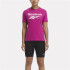 CamisetaReebok Identity Logótipo grande Mulher Rosa